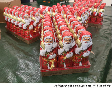 Aufmarsch der Nikoluse, Foto: Willi Stenhorst